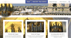 Desktop Screenshot of grand-orgue-cathedrale-montpellier.fr